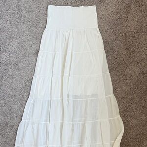 White Maxi skirt